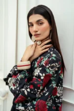 Libaas by Zimal 3PC – Digital Printed Lawn Shirt & Trouser with Monar Dupatta – LBZLP-9777