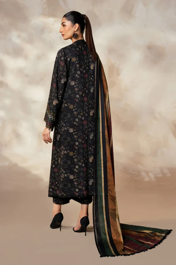 Libaas by Zimal 3PC – Digital Printed Lawn Shirt & Trouser with Monar Dupatta – LBZLP-9780